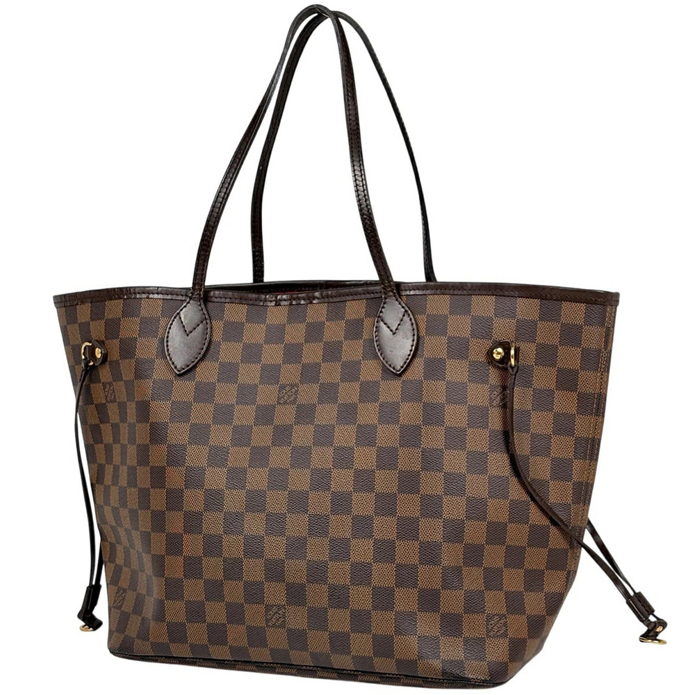 Louis Vuitton Neverfull Shoulder Bag Tote Damier Brown - Picture 1 of 7